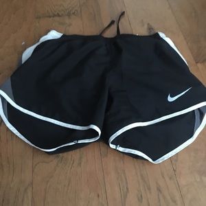 Black/White Nike Athletic Shorts